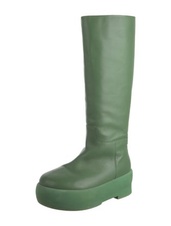 Gia Borghini Leather Rain Boots