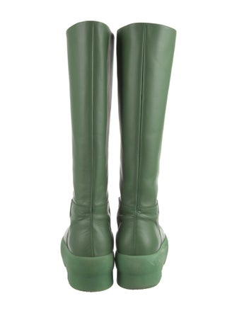 Gia Borghini Leather Rain Boots