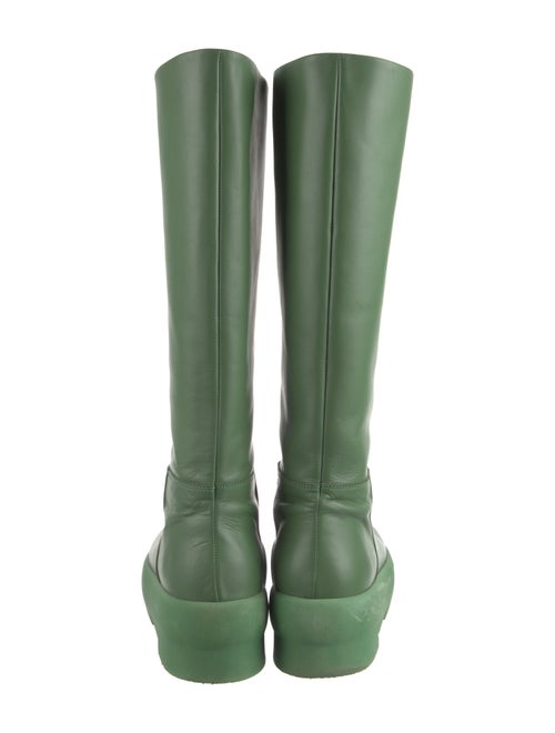 Gia Borghini Leather Rain Boots