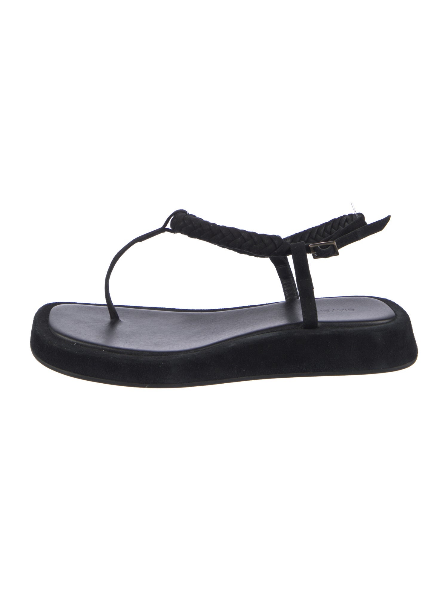 Gia Borghini Suede T-Strap Sandals