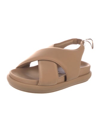 Gia Borghini Leather Slingback Sandals