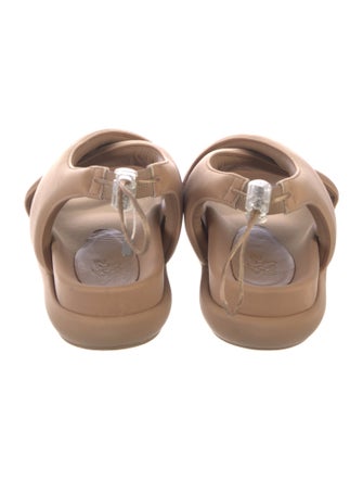 Gia Borghini Leather Slingback Sandals