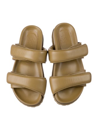 Gia Borghini Leather Slides