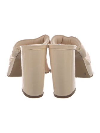 Gia Borghini Patent Leather Slides