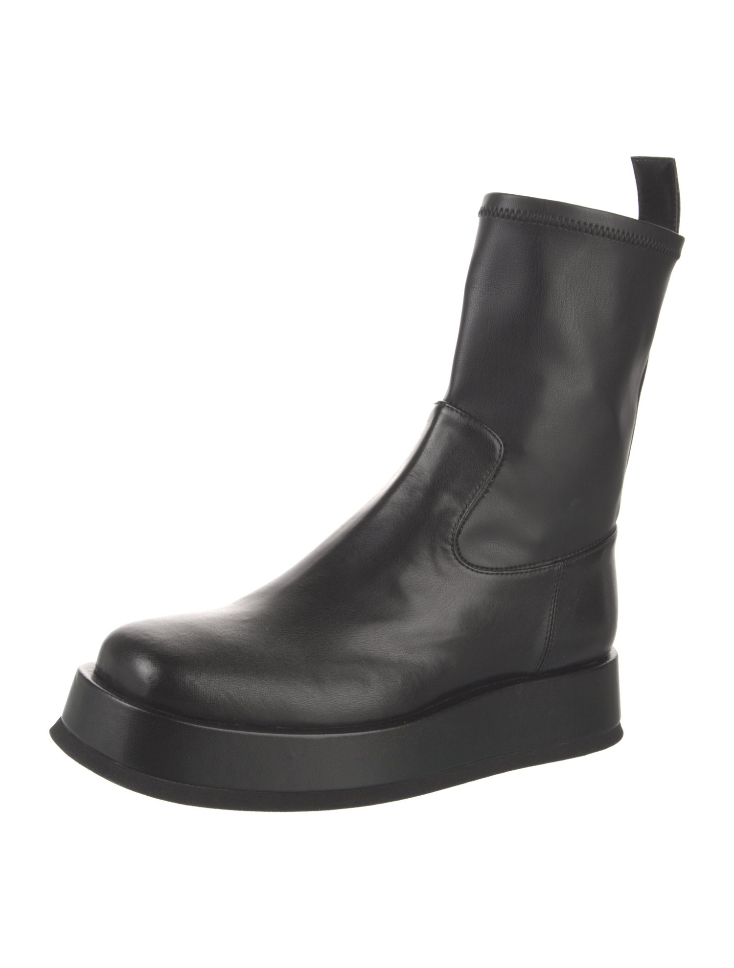 Gia Borghini Leather Chelsea Boots