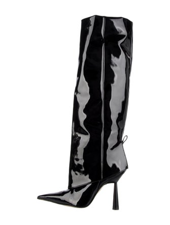 Gia Borghini Patent Leather Boots