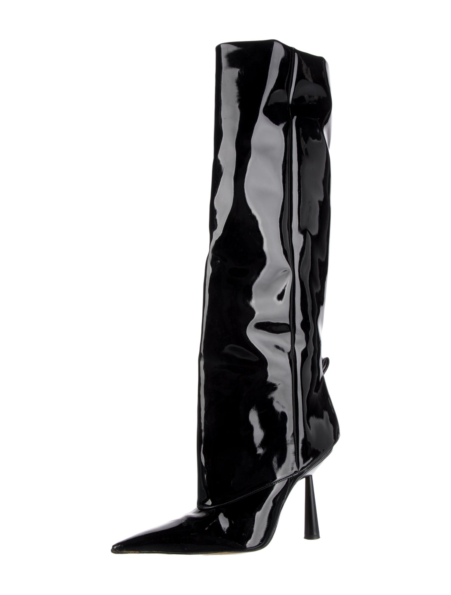 Gia Borghini Patent Leather Boots