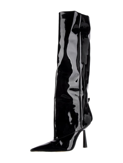 Gia Borghini Patent Leather Boots