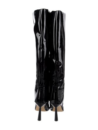 Gia Borghini Patent Leather Boots