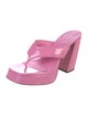 Gia Borghini Patent Leather Slides