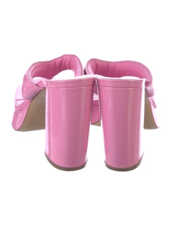 Gia Borghini Patent Leather Slides