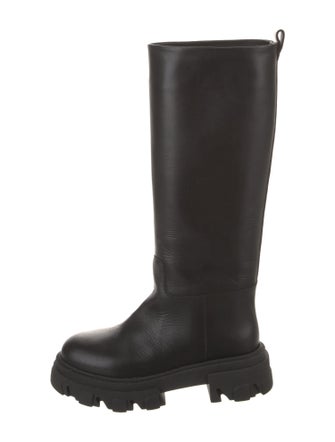 Gia Borghini x Pernille Teisbaek Leather Rain Boots