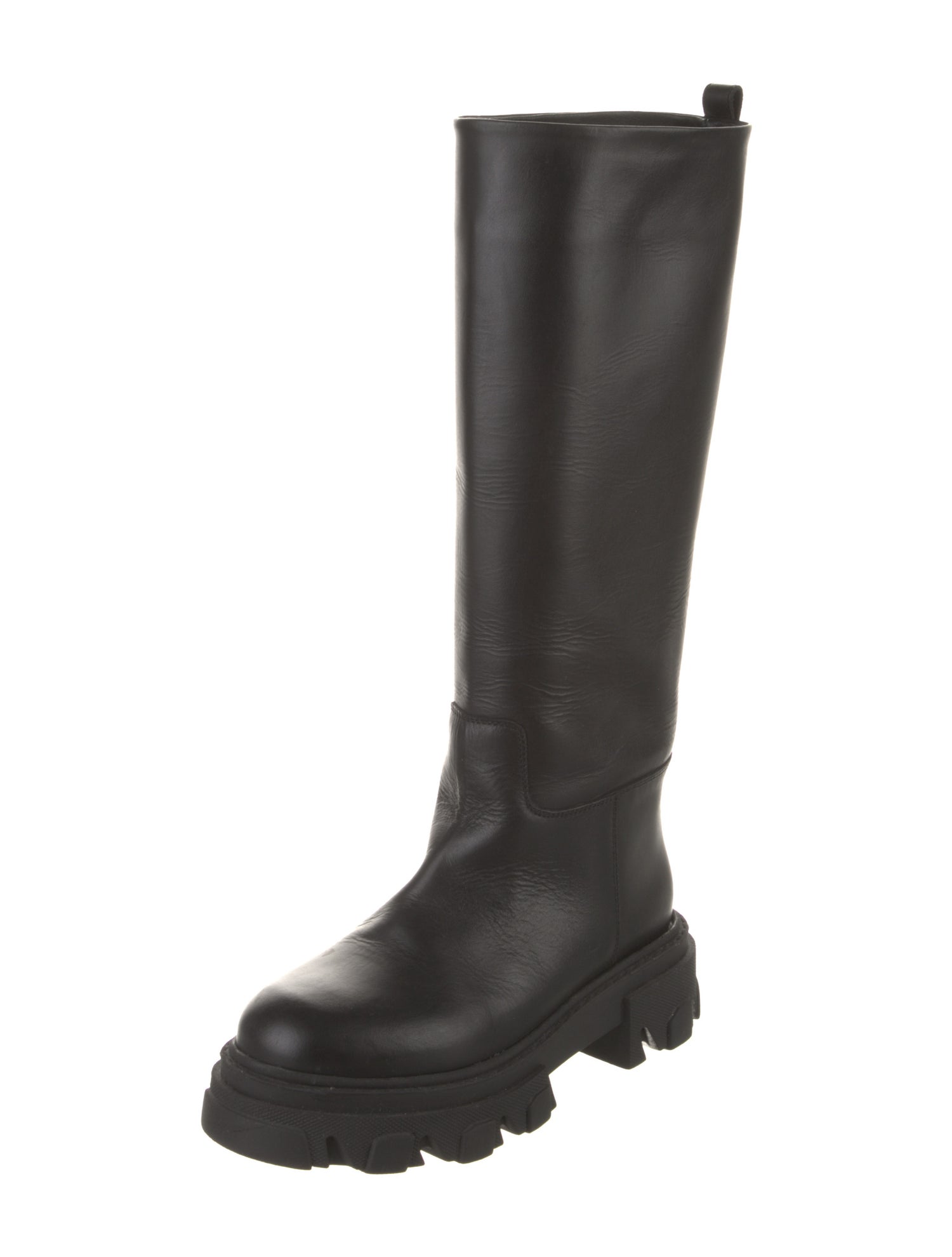 Gia Borghini x Pernille Teisbaek Leather Rain Boots