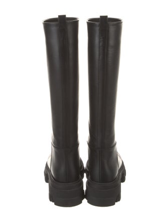 Gia Borghini x Pernille Teisbaek Leather Rain Boots