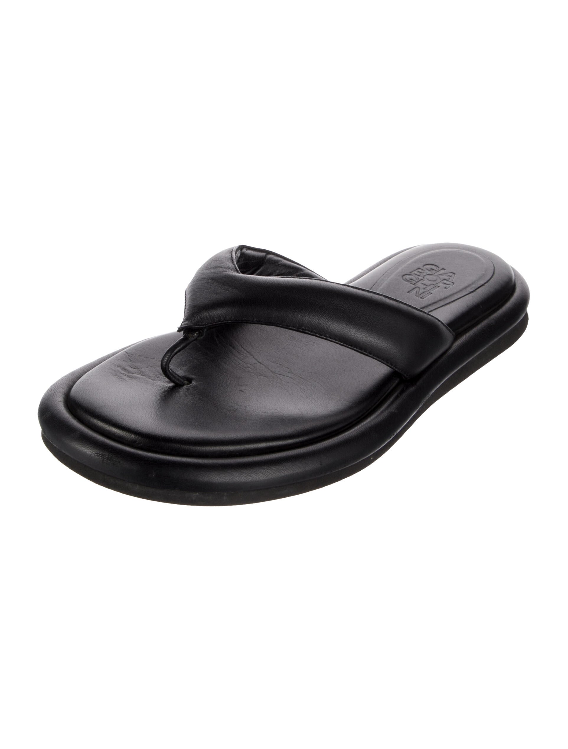 Gia Borghini Leather Slides