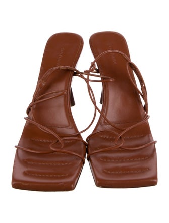 Gia Borghini Leather Slingback Sandals