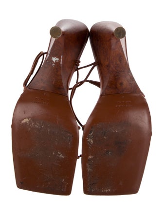 Gia Borghini Leather Slingback Sandals