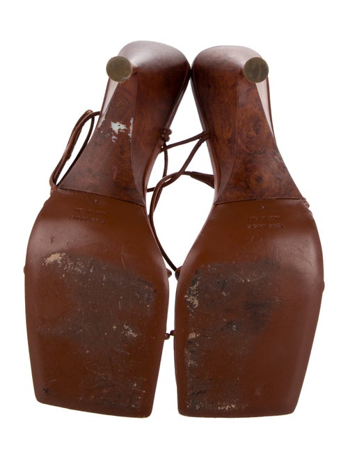 Gia Borghini Leather Slingback Sandals