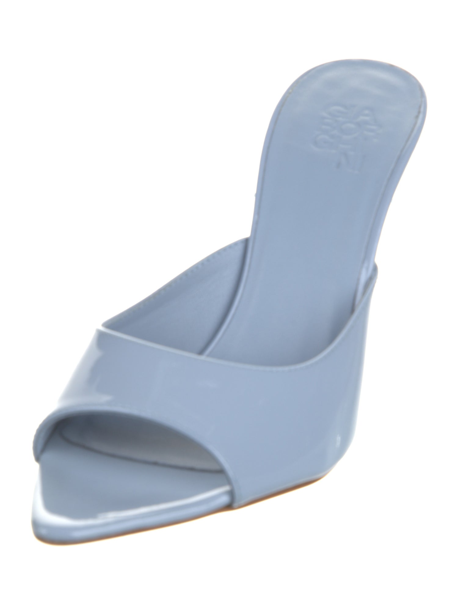 Gia Borghini Patent Leather Slides