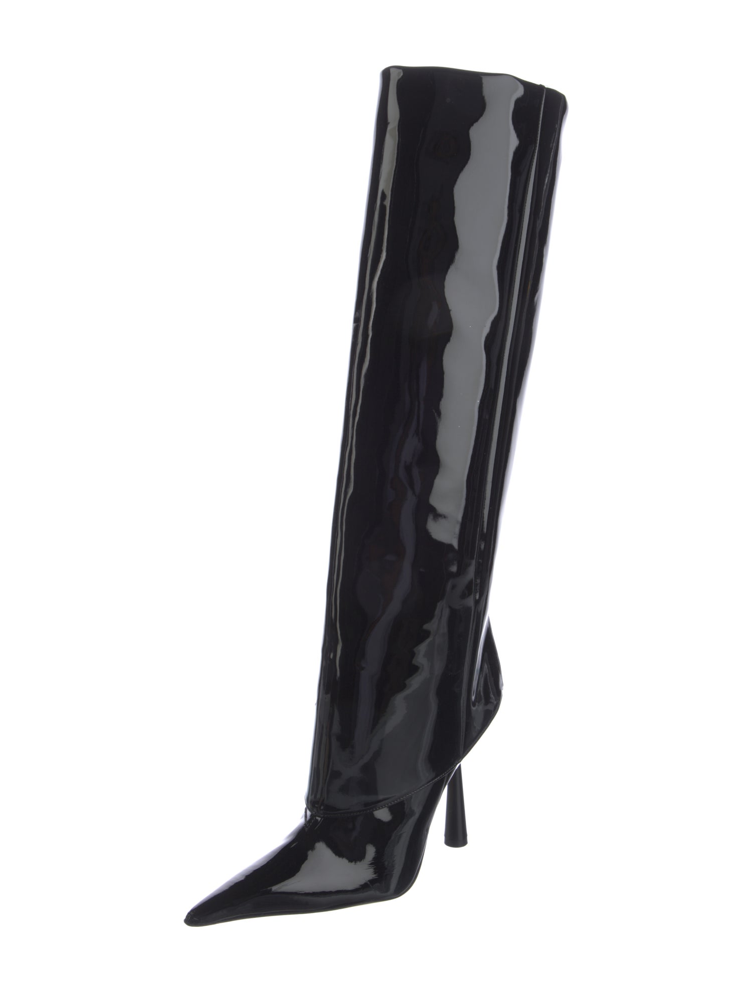 Gia Borghini Patent Leather Boots