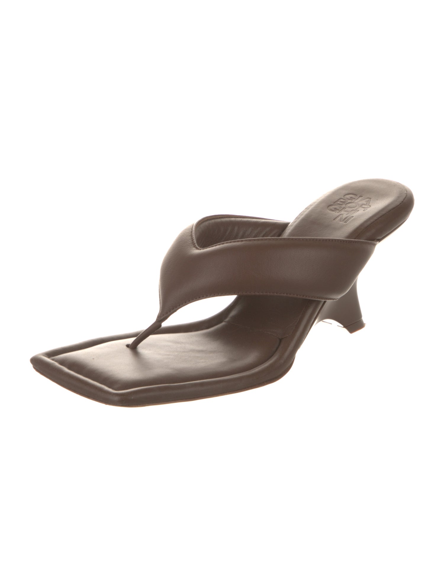 Gia Borghini Leather Slides