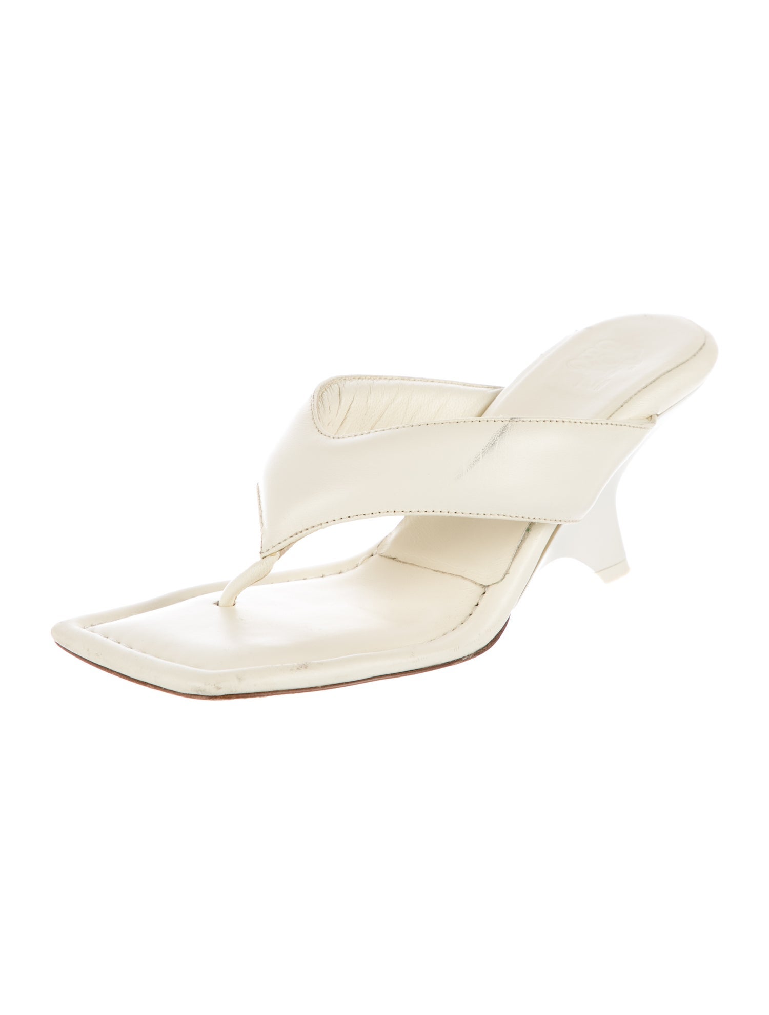 Gia Borghini Leather Slides