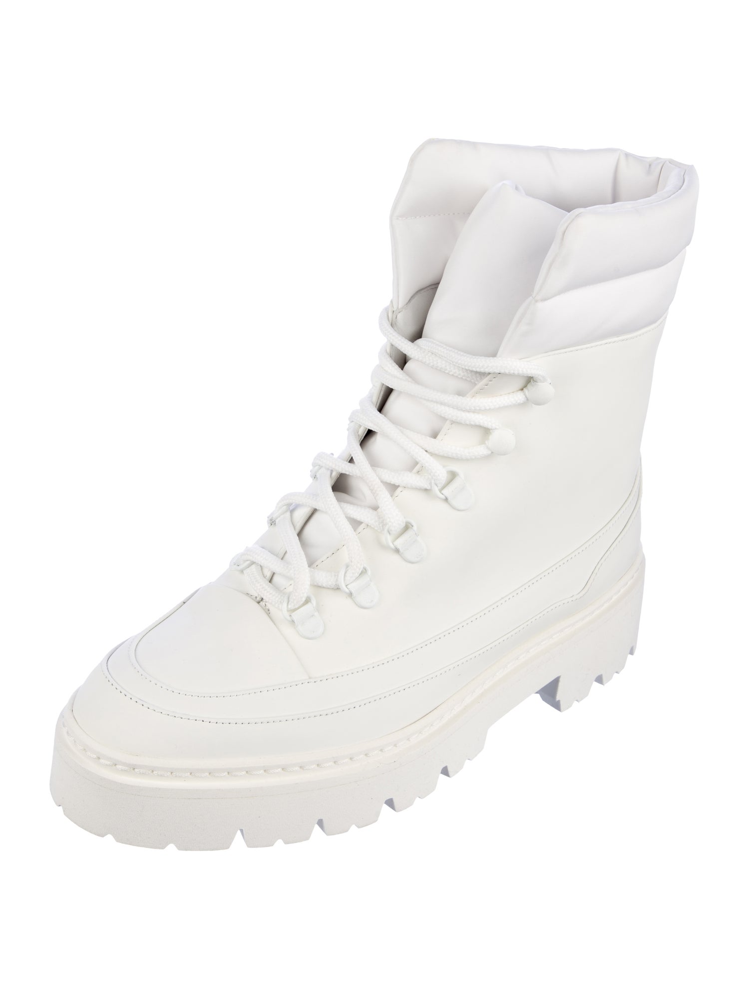 Gia Borghini Leather Combat Boots