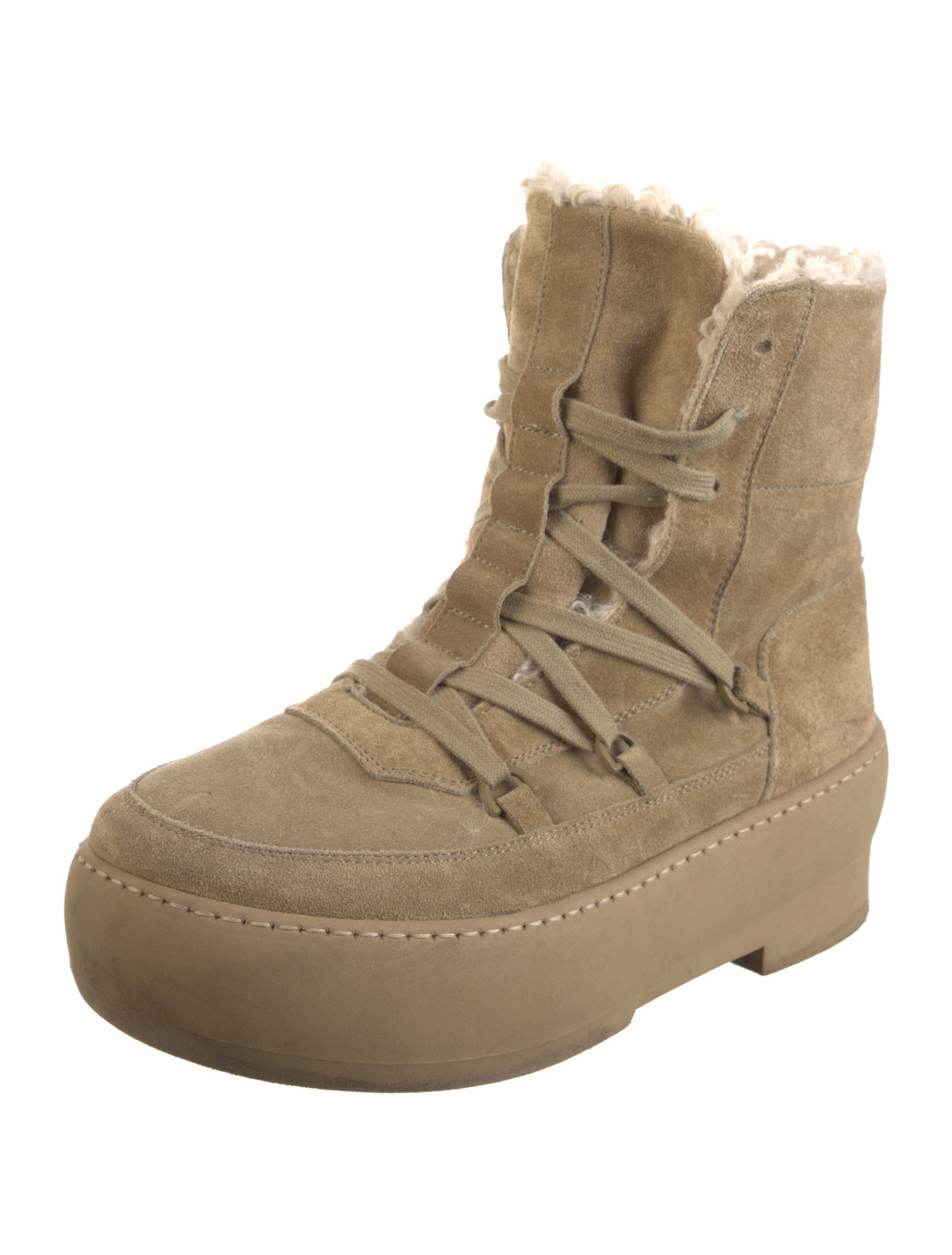 Gia Borghini Suede Lace-Up Boots