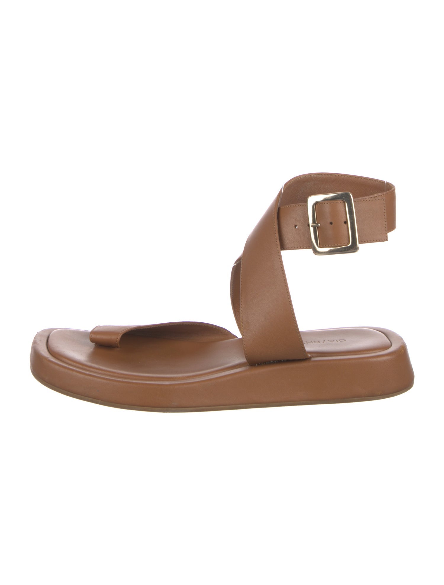 Gia Borghini Leather Slingback Sandals