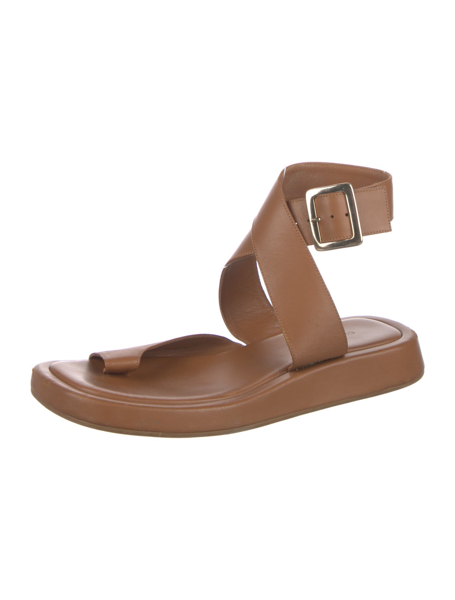 Gia Borghini Leather Slingback Sandals