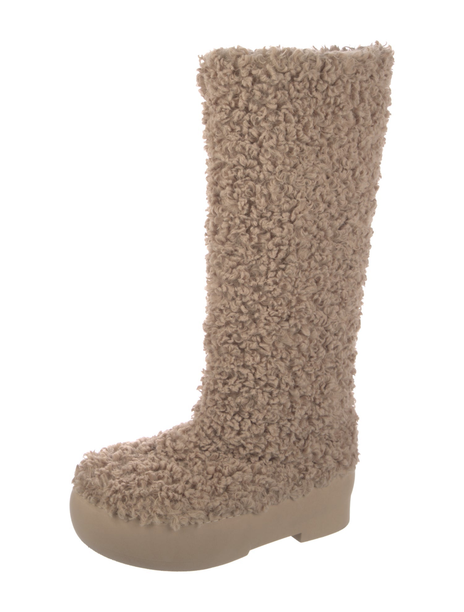Gia Borghini Lambswool Tweed Pattern Boots