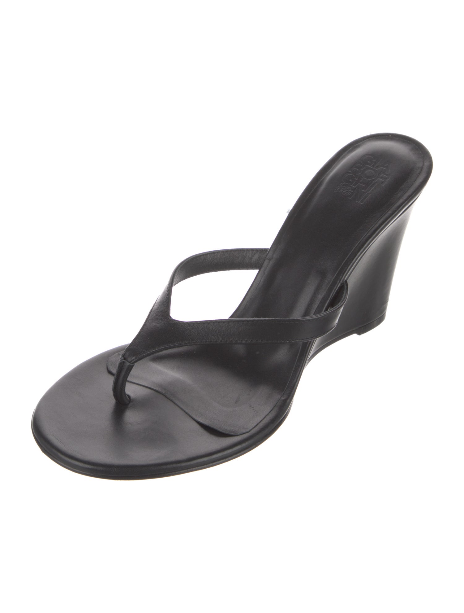Gia Borghini Leather Slides