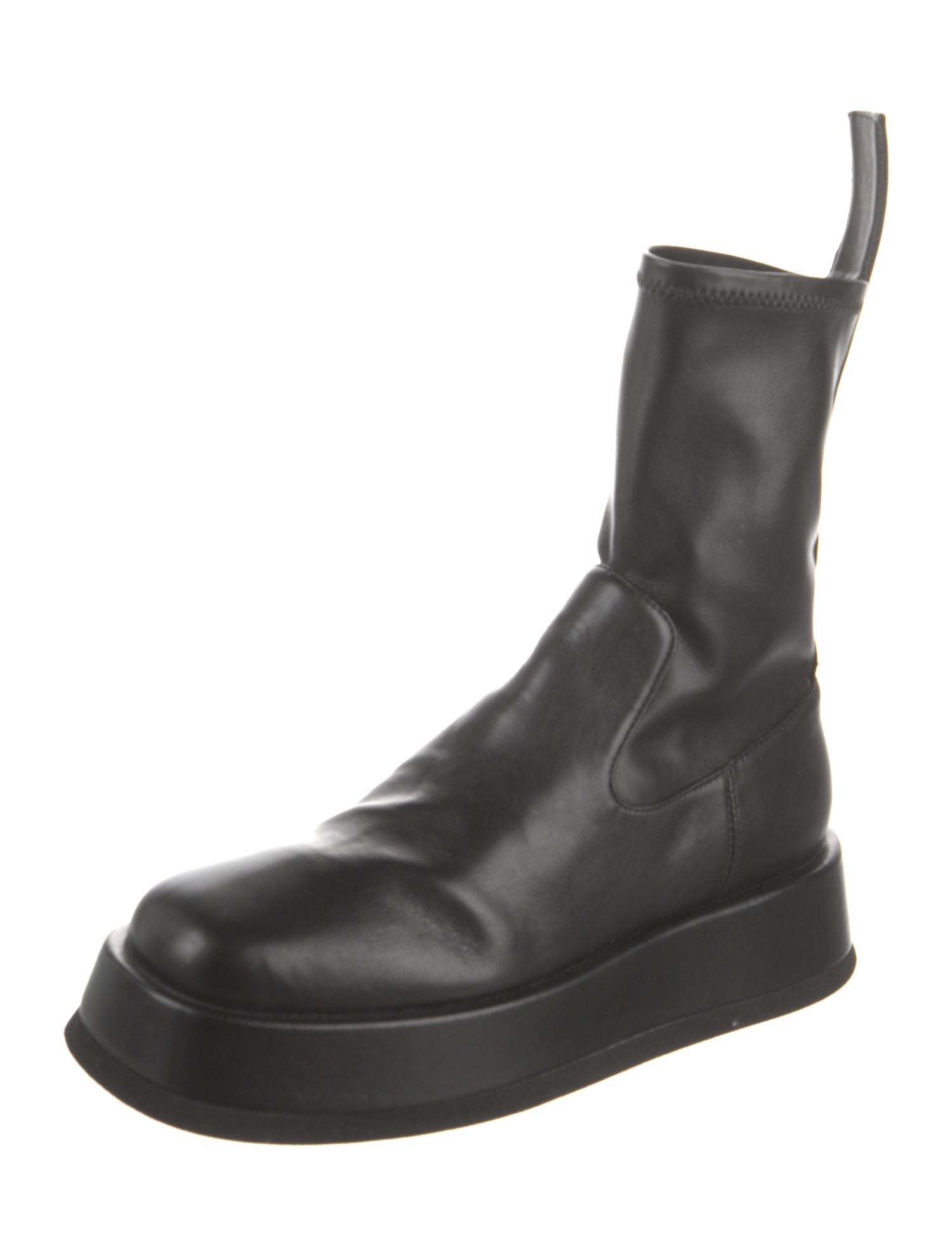 Gia Borghini Leather Combat Boots