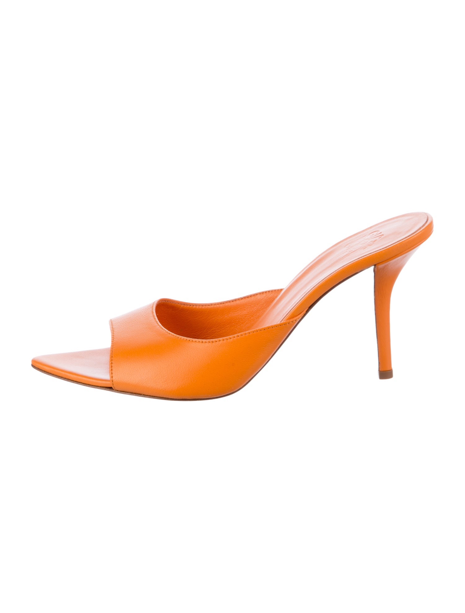 Gia Borghini Leather Slides