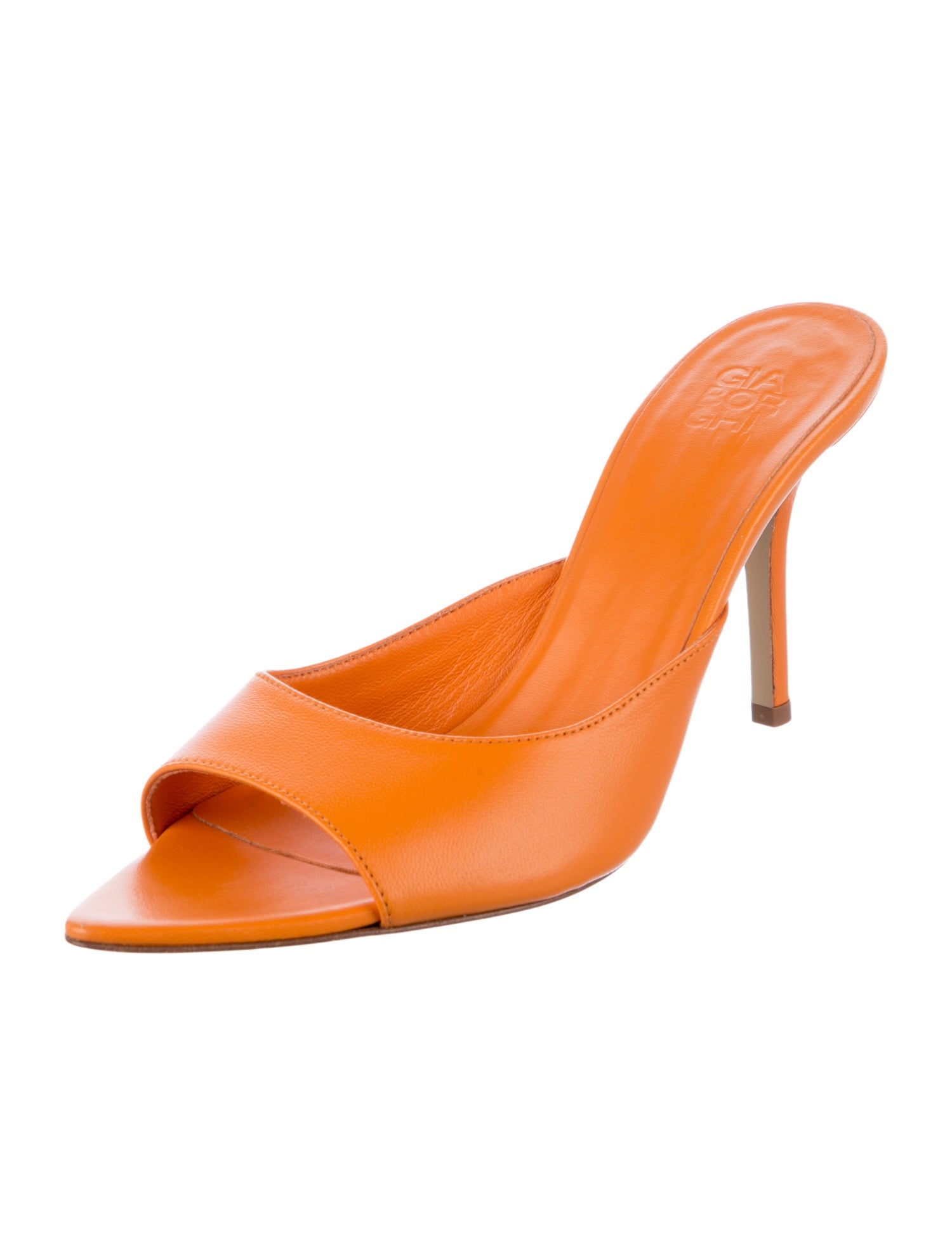 Gia Borghini Leather Slides