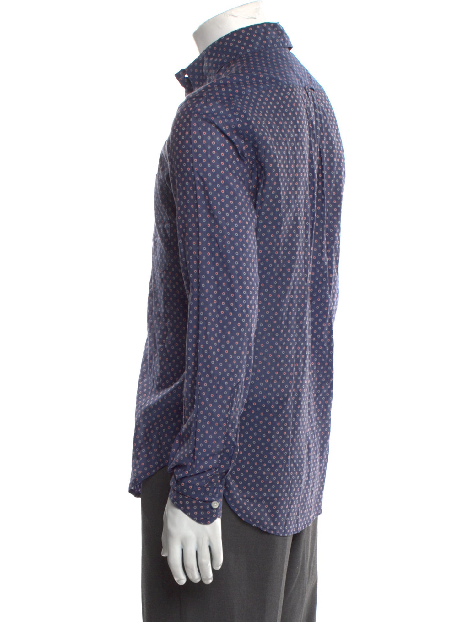 Gitman Bros X Tres Bien Printed Long Sleeve Shirt