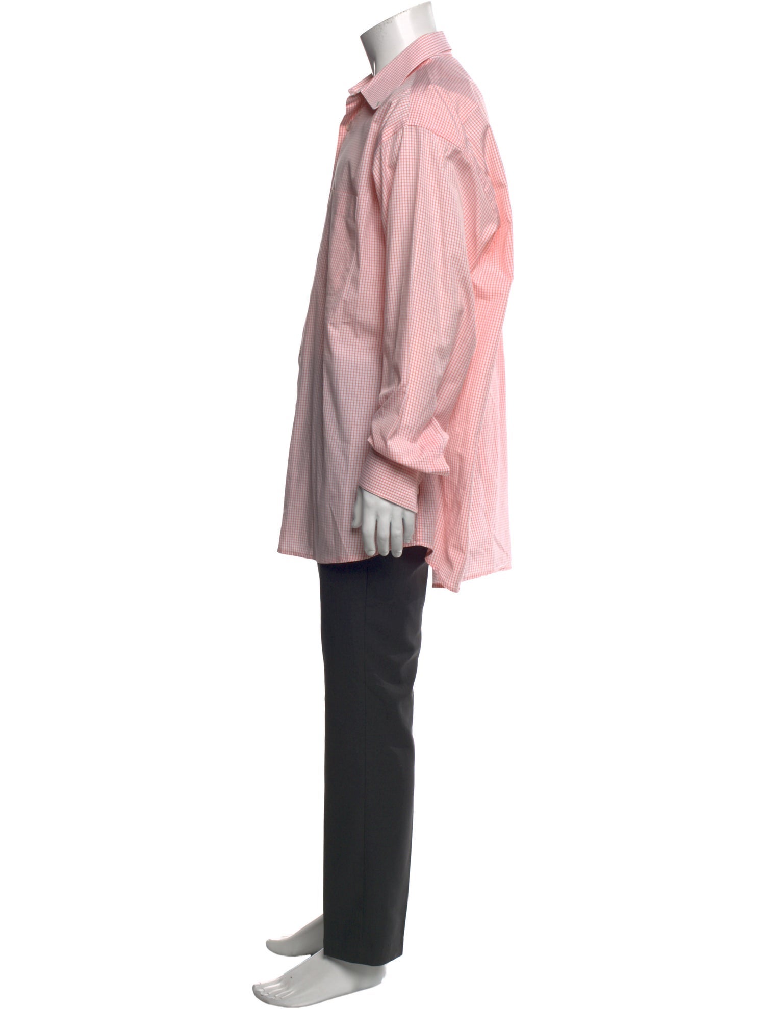 Gitman Bros X Tres Bien Plaid Print Long Sleeve Dress Shirt