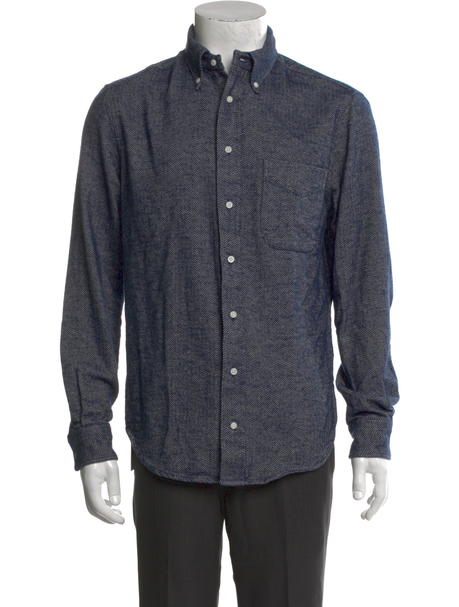 Gitman Bros X Tres Bien Plaid Print Long Sleeve Dress Shirt