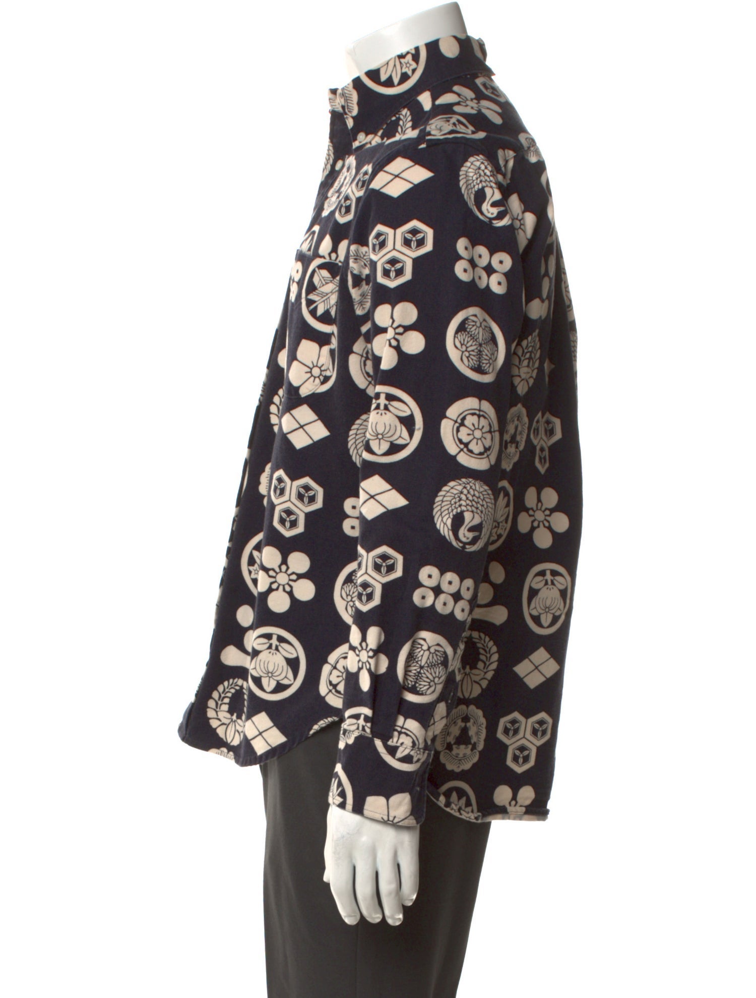 Gitman Bros X Tres Bien Printed Long Sleeve Western Shirt