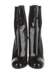 GCDS Patent Leather Printed Chelsea Boots