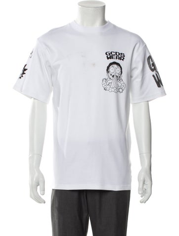 Gcds T-Shirts Graphic Print Crew Neck T-Shirt S