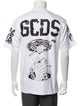 GCDS Graphic Print Crew Neck T-Shirt