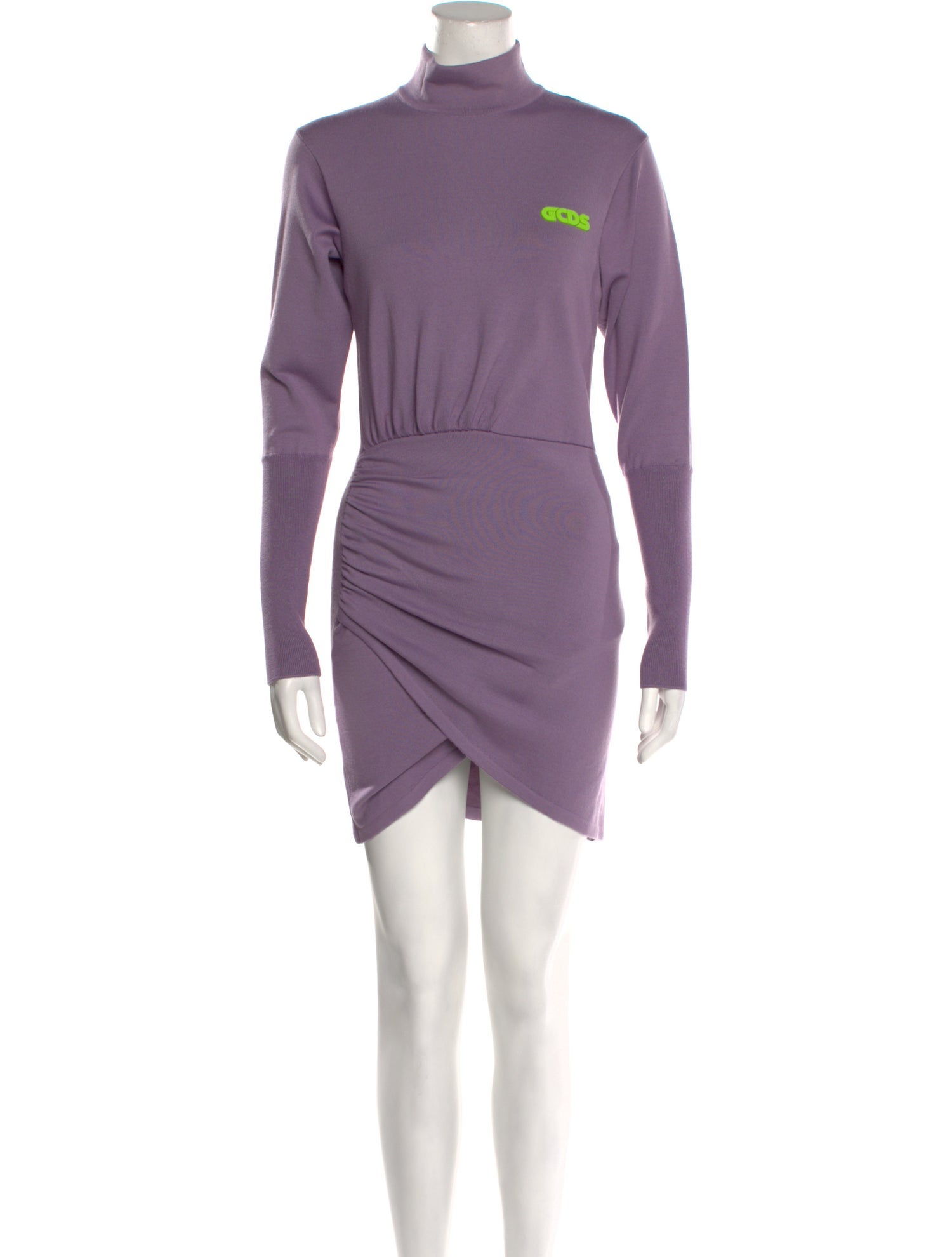 GCDS Turtleneck Mini Dress