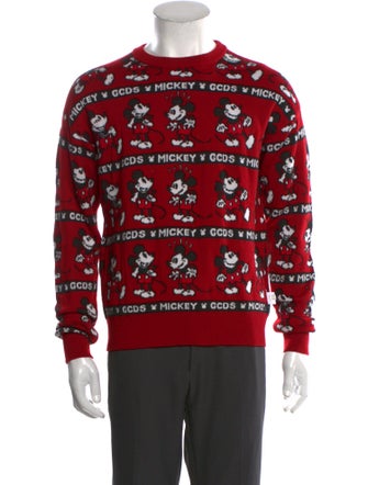 GCDS Printed Crew Neck Pullover