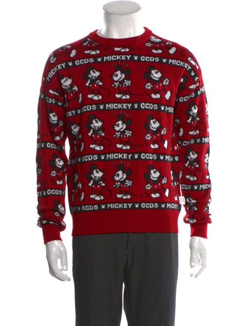 GCDS Printed Crew Neck Pullover