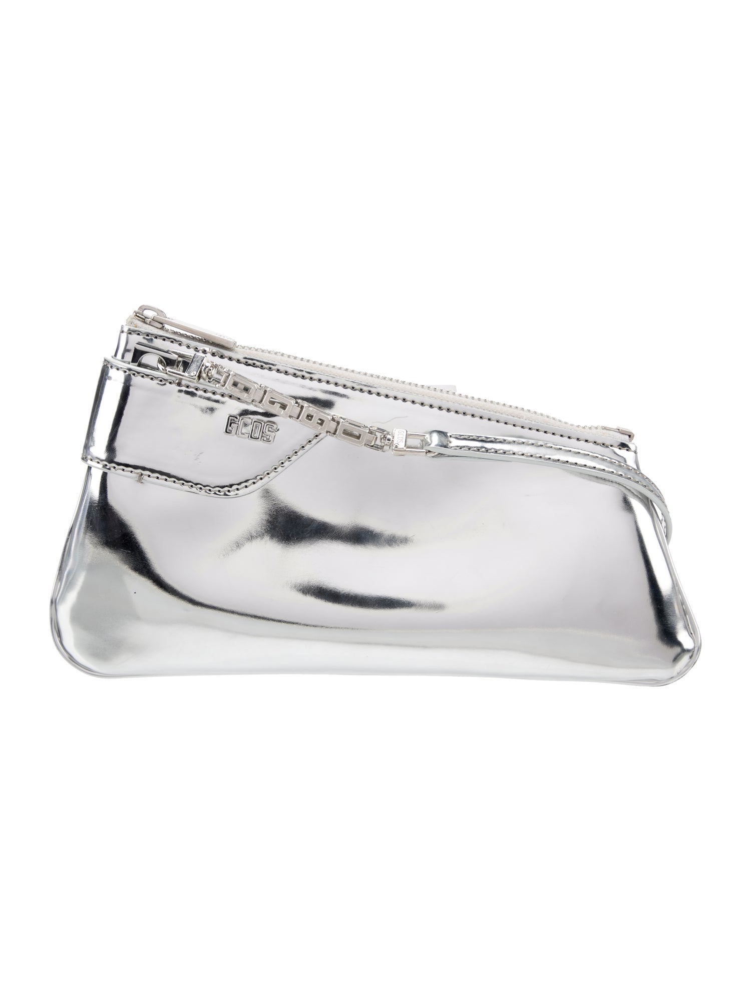 GCDS Patent Leather Shoulder Bag