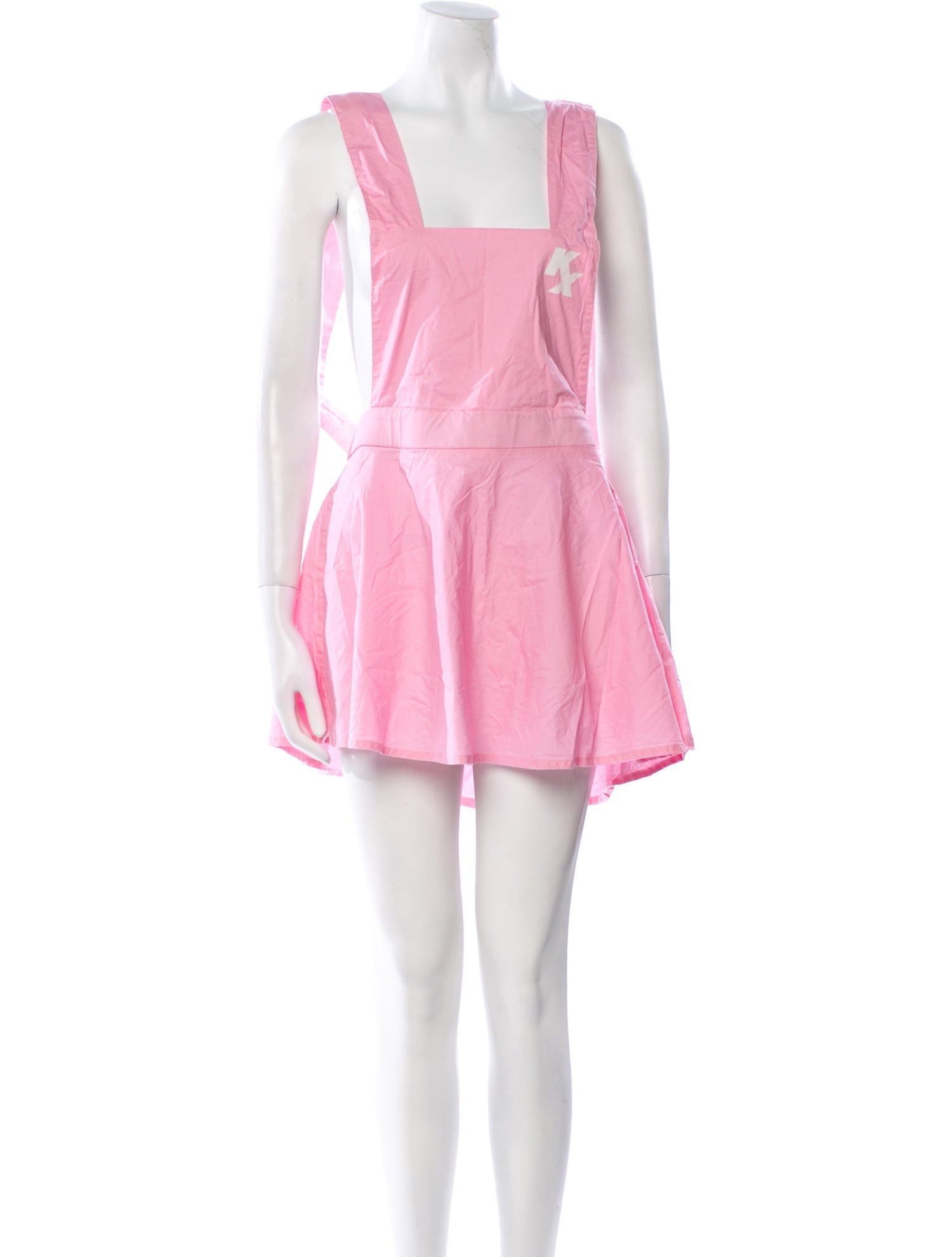 GCDS Square Neckline Mini Dress