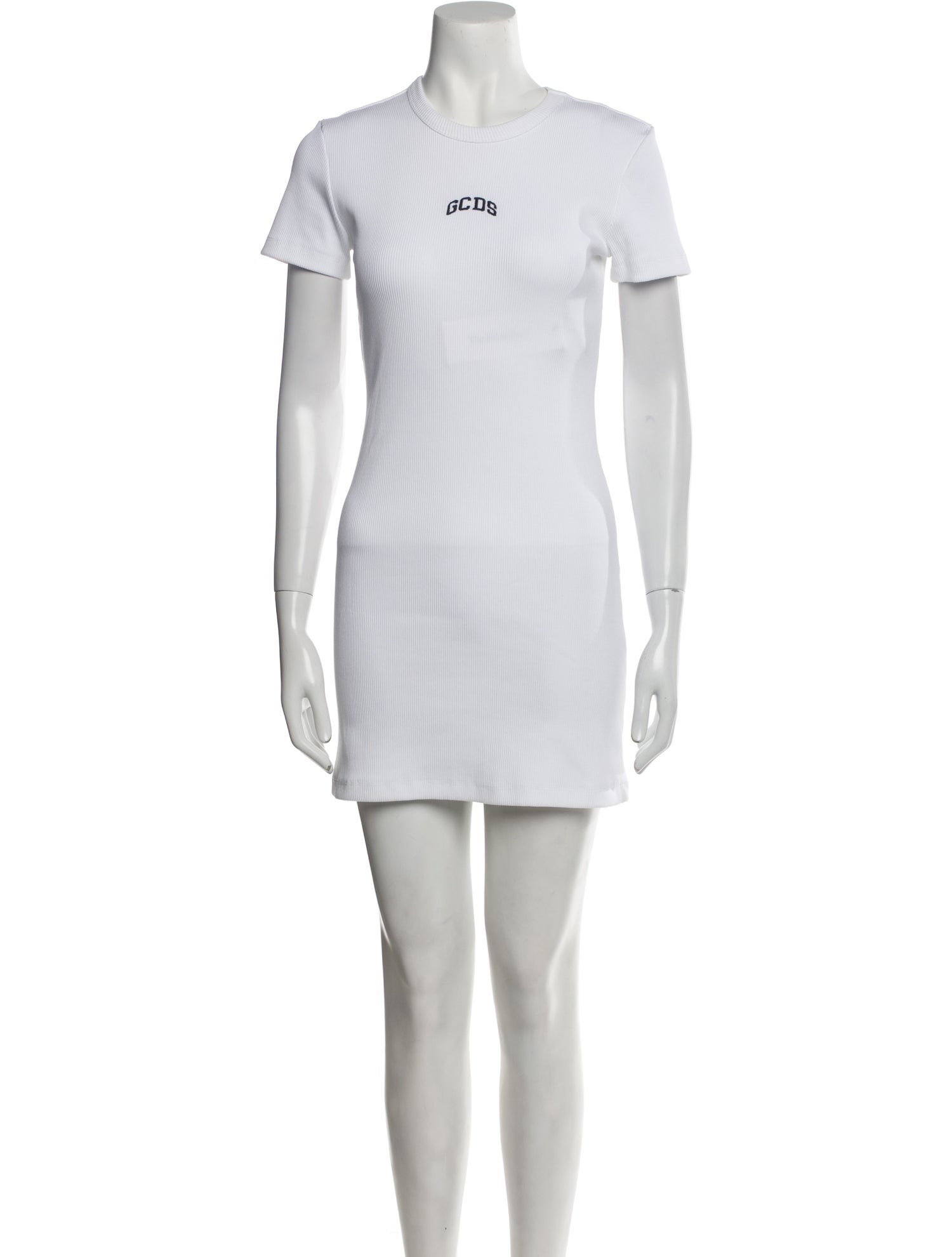 GCDS Crew Neck Mini Dress