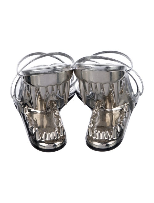 GCDS Patent Leather Slides