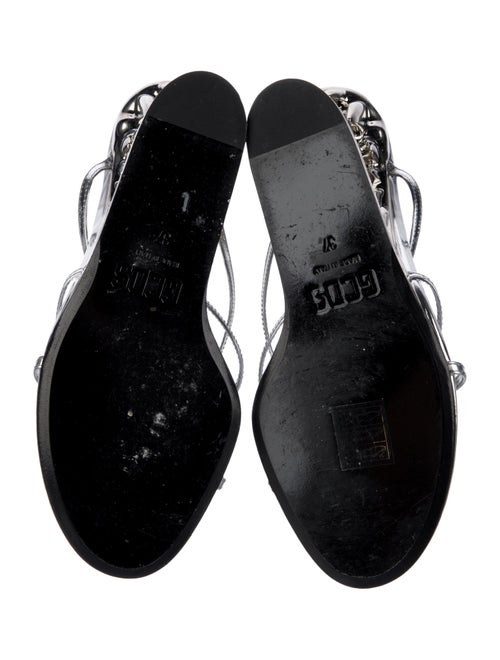 GCDS Patent Leather Slides